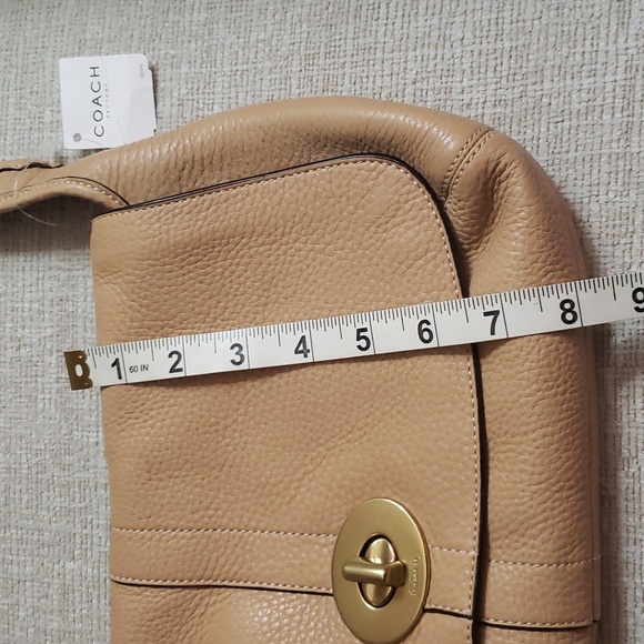 Coach New Pebble Hobo Tan Color Handbag + Wallet 🥳 - Picture 6 of 17